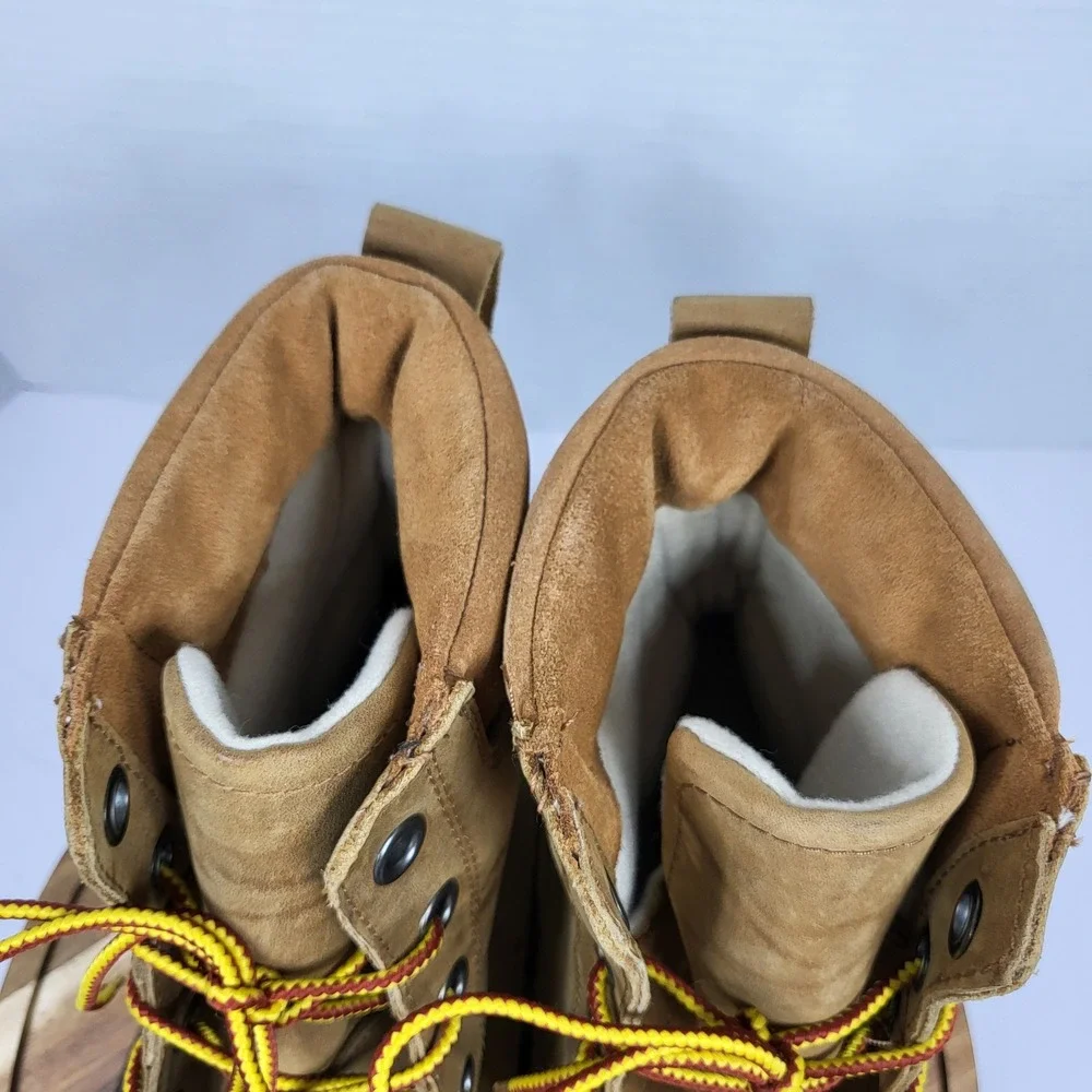 Sorel Cheyanne II Boots Men 10 Brown Black Excellent Waterproof Insulated NM1704